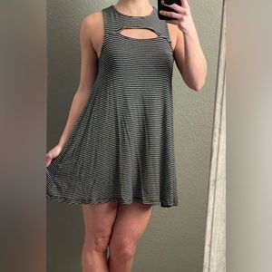 A&E Soft & Sexy Striped Swing Dress- XS